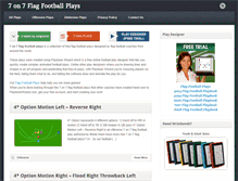 Tablet Screenshot of 7on7flagfootballplays.net